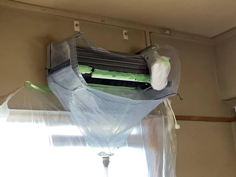 エアコンクリーニング準備完了